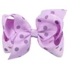 Clip per capelli per bambini Clip a nastro Bows Barrettes Bambini Dot Hairpins Girls Barrette Hiepin Headwer Accessorio per Toddler 11*6,5 cm QHC022