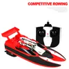 Rádio Barco de Controle Remoto Twin Motor Alta Velocidade RC Corrida Ao Ar Livre Vermelho Verde Azul Preto Cor Nova Chegada