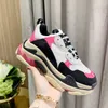 Retro Kobiet Męskie Sneaker Casual Shoes Mesh Trenerzy Dla Old Data Buty Triple S Party Trendy Buty Daily Platform Sneakers Woman Man Trener