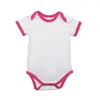 Nyfödda Rompers Diy Blank Sublimation Thermal Transfer Baby Jumpsuit Bodysuit Boys Girls Pants Toddler Spädbarn Kids Outfits F11093847