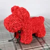 40 cm großer Rosenhund, mehrfarbiger Schaumstoff-Teddybär, Rose, Freundin, Valentinstagsgeschenk, Geburtstagsparty-Dekoration, künstliche Blumen 1022