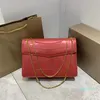 Luxury designer bags enamelled bovine leather handbags serpentine gold chain flap quilted shoulder bags classic snake buckle interior compar