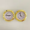 10 Pieces 50MM Mini Clock Insert Movement Mechanism Built - in Roman and Arbic Numerals for DIY Table Clock