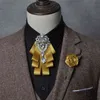Weiße Strass -Fliege Krawatte für Männer Hochzeit Best Man Business Britisch -Shirt -Bühnen -Accessoires Schmuck handgefertigt Bowtie Y1229