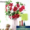 As flores de seda Vintage Artificial Clematis Abastecimento Floral Supplies falso Falso Hastes Ramos spray Início Wedding Flowers