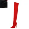 2020 New women's shoes woman Plus Large big size 32-48 over the knee boots thin high heel sexy Party Boots