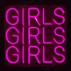 "Girls" Word Sign Andere kleuren kunnen worden aangepast bruiloft decoraties wanddecoratie led neon licht 12v super helder