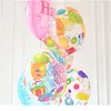 7st 18 tum transparent f￶delsedagsfolie ballonger vuxna f￶delsedagsfest dekoration barn helium ballong tecknad globos bab jllsad