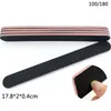 Nail-filer buffert dubbel sida av nagelfilbufferten 100/180 trimmer sandpapper fil nail art verktyg