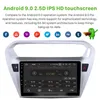 Reproductor Multimedia de vídeo para coche, Radio Android de 9 pulgadas para 2013 2014 Peugeot 301 Citroen Elysee c-elysee con Bluetooth USB WIFI