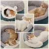 Hoopet Pet Cat Pies Bed House Miękki materiał śpiworski śpiwór Poduszka Puppy Kennel Y200330