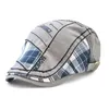 TOHUIYAN Classic Newsboy Cap Men Women Cotton Flat Peaked Caps Ducibill Visor Baker Boy Bone Boina Gorras Planas Casquette Hats9339977