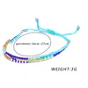 Three Layer Colorful Glass Seedbeads Rice Beads Strands Bracelet Women Gift Jewelry