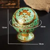 Globe Ashtray With Cover Fashion Personality Multifunctional Home Room Tellurian Retro Mini Relief Stamped Y200324