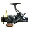 YUMOSHI 3000- 6000 Metal Spinning Fishing Reel 10 + 1BB SALTEWATER CARP Fram och bakre bromshastighetsförhållande 5.0: 1 5.2: 1 211227