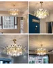Nordic Messing Licht Luxus Wohnzimmer Kristall Kronleuchter moderne einfache Restaurant Beleuchtung
