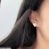 Серьги Luxury Fashion Lucky Shine Gold для женщин S925 Серебряный Серебряный Сладкий и нежные затычки для ушей R230619