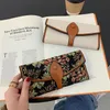 Fabriek groothandel vrouwen handtas kleine verse bloemen womens portefeuilles multifunctionele gedrukte lederen lange portemonnee grote capaciteit leathers portemonnees