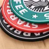 Silicone Coasters Cup Mat Thermo Cushion Holder Starbucks Sea-Maid Coffee Table Dekoration Non glidvärmeisolering Färgglada skiva Dryck Mats Anti-Slip Coasters