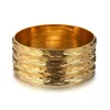 Bangle 4pcs dubai 64mm 8mm Jóias africanas de ouro Bracelete etíope para mulheres Presente