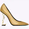 Mode-lady klänning skor pekade tå läder 10cm högklackat sexig patent leopard bankettpumpar kvinna bröllop pump