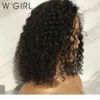 Brazylijskie 13x4 koronkowe przednie ludzkie peruki włosy przedeczone z włosami dla niemowląt Wave Deep Wave 150 Kręc woda Bob Pargi dla kobiet7962727
