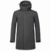 nuovi uomini HELLY Giacca invernale Softshell con cappuccio per giacca antivento e impermeabile Soft Shell Shell HANSEN Giacche Cappotti 1803 GRIGIO