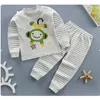 vestiti per bambini nati in cotone a maniche lunghe abbigliamento infantile TopPant Cartoon Baby Boys Girls Abbigliamento Unisex Drop LJ201223