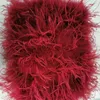 Ny 100% naturlig struts hår bh underkläder Kvinnors päls äkta struts päls päls mini kjol 201207