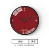 Leuke glazen wandklok stil klassieke mode nordic ronde wandklok eenvoudige Europese reloj de pared woondecoratie BD50WC H1230