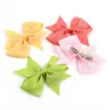 여자 아기 bow barrettes 헤어 핀 grosgrain ribbon bows with alligator clips children hair accessories chides fish tail barrette clip6337991