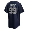 2023 Custom 99 Aaron Judge Jersey 22 Juan Soto 45 Gerrit Cole 25 Gleyber Torres 11 Anthony Volpe 26 DJ Lemahieu 27 Giancarlo Stanton 48 Anthony Rizzo Baseball Maglie di baseball