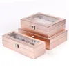 Bekijk dozen Cases Special Case For Women Vrouw Vriend Pols Horloges Box Opslag Verzamel roze PU Leather248Y