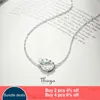 Thaya Real 925 Silver Designer Sterling Silver Blue Flower Crystal Carving Pendant Necklace For Women Luxury Fine Jewelry Q0531