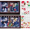 Merry Christmas Window Wall Stickers Christmas Window Stickers Electrostatic Adsorb Incognito Xmas Decor Santa Claus Stickers BH3531 TQQ