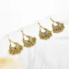 Dangle & Chandelier Women Fashion Earrings Retro Ethnic Style Creative Personality Jewelry 10Pairs/lot1