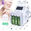 Hydra Skin Care7-1 Oxygen Jet Machine RF Levantamento Facial Peeling Spa Microdermoabrasão LED Máscara de salão de beleza