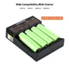 Liitokala 18650 batteriladdare 2 4 platser USB smarta laddare för 18650/26650/18350/16340/18500/AA/AAA NiMH litiumbatteri Lii-402 Lii-202