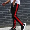 Erkek Joggers Rahat Pantolon Spor Erkekler Spor Eşofman Altları Sıska Eşofman Altı Pantolon Siyah Spor Salonları Jogging Yapan Eşofman Altları