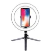 6inch 16cm Mini LED سطح المكتب مصباح خاتم صورة شخصية مصباح Selfie مع ترايبود قابس USB لاستوديو صور YouTube Live Photo للتصوير الفوتوغرافي