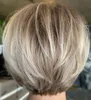 2021 New European and American fashionable wigs, fashionable ladies' short straight hair sets, daily short hair, straight hairs