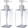 450 ml navulbare lege plastic zeepdispenser fles pomp flessen voor cosmetische shampoos bad douche vloeibare lotion