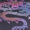 BeddingOutlet Dragon Totem Tapestry Wall Hanging Colorful Decorative Wall Art Chinese Myths Bedspreads Black Sheet 150x200cm T200601