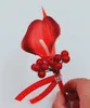 Couronnes de fleurs décoratives 1 pièce de mariage marié marié boutonnière 17 couleurs PU Calla Lily fleur artificielle costume pour hommes Corages fête