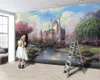 3D壁紙の壁の風景3D壁画の壁紙ロマンチックな森の夢の宮殿3D壁紙のための壁紙のカスタム写真