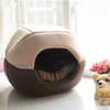 2 Usos Plegable Suave Cálido Mascota Gato Cama Perro Para Perros Cueva Cachorro Colchoneta Almohadilla Nido Manta s s House Y200330