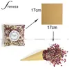 Personalized confetti cones 100 natural biodegradable rose dried flower petal confetti cone holder wedding and party decoration Y4313708