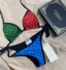 Seksi Bikini Kadınlar Mayo Push-Up Sutyen Bikini Set Iki Parçalı Mayo Yüksek Kesim Mayo Beachwear Lace Up Brezilya