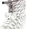 Mntrerm Fashion Innenhause Hausruhe warme weiche Plush -Pantoffeln bequeme reine Farbe Innenpantoffeln süße Frauen Schuhe Neu 201026