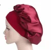 Kvinnors Satin Solida Sova Hat Night Sleep Cap Hårvård Bonnet Nightcap för Kvinnor Män Unisex Cap de Nuit GC820